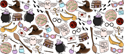 Hogwarts Magic Cup Wrap – Printed Wrap - Vinyl Creation Supply