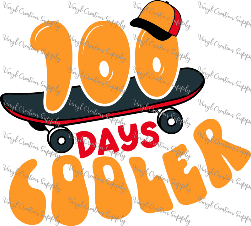 100 Days Cooler Skateboard