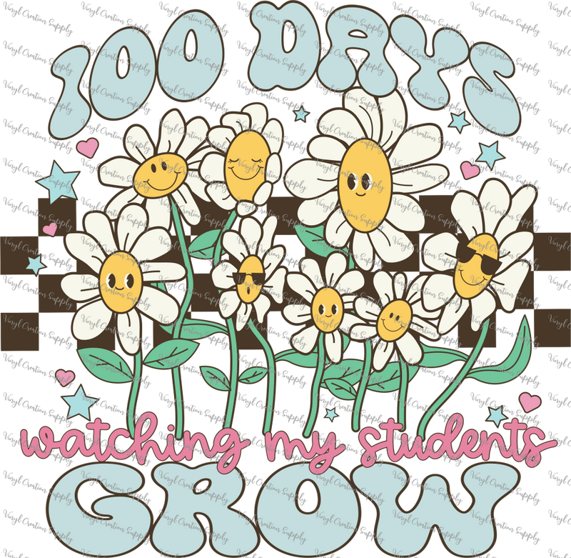 100 Days Students Grow