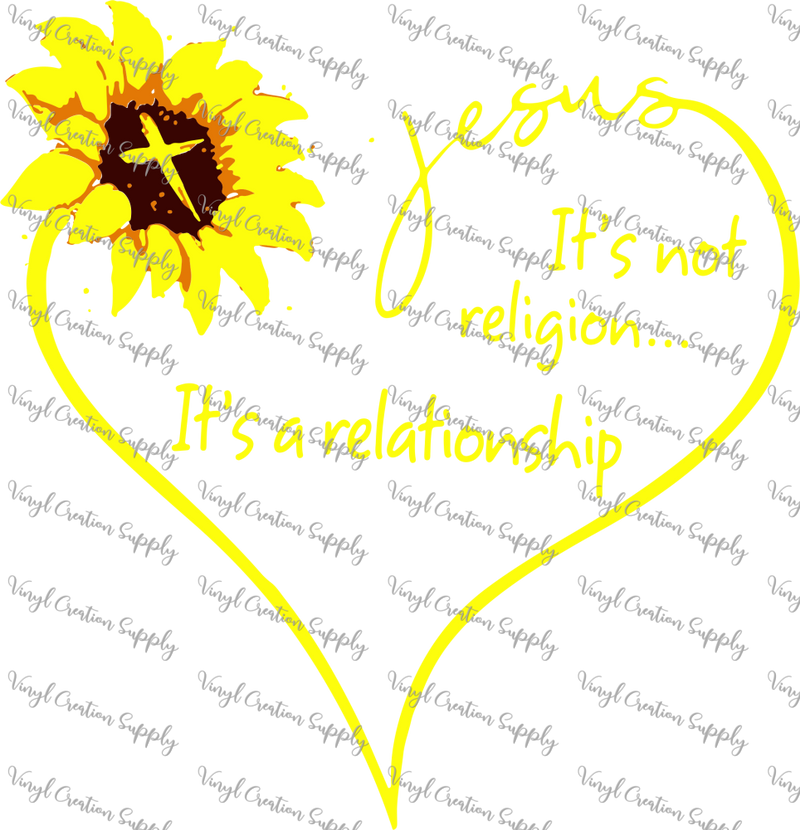 A Relationship Sunflower
