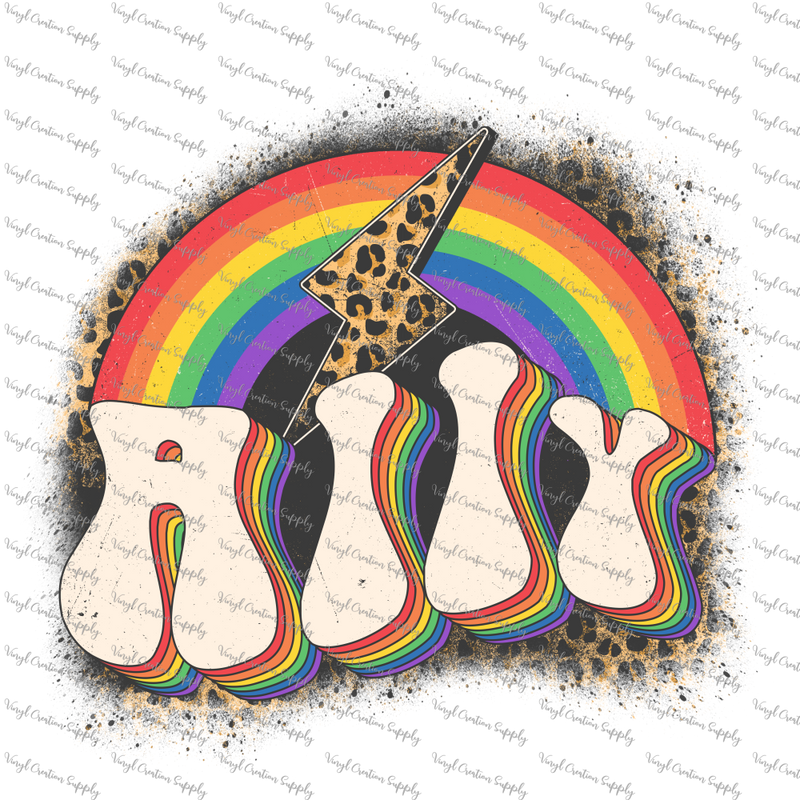Ally Leopard Rainbow
