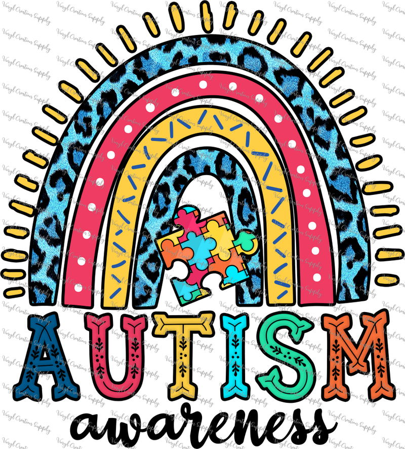 Autism Awareness Rainbow