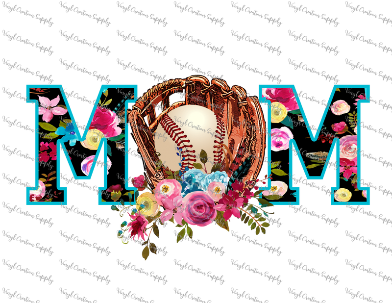 Baseball Mom Floral