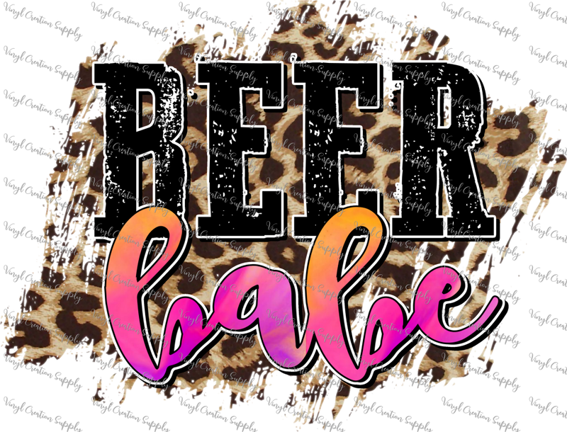 Beer Babe Leopard