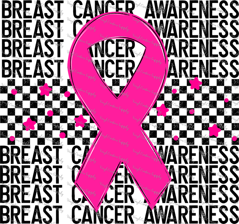 Breast Cancer Awareness Ribbon Dark Pink