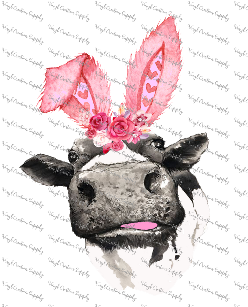 Cow With Bunny Ears