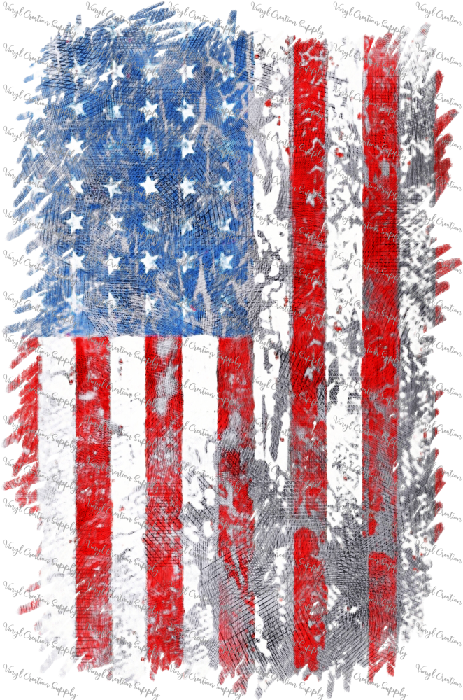 Distressed USA Flag