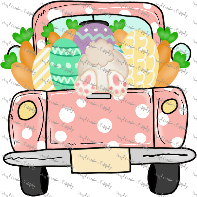 Easter Truck Pink