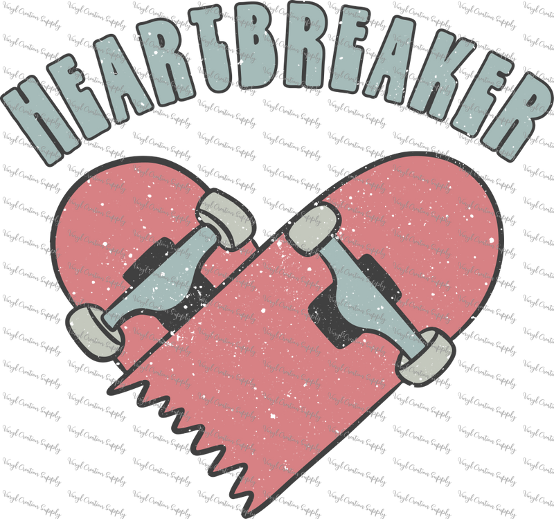 Heartbreaker Skateboard Distressed