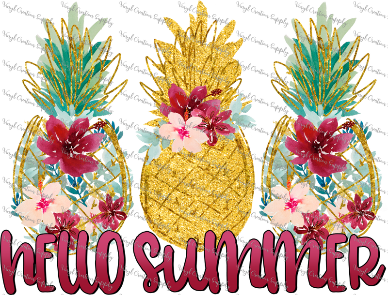 Hello Summer Pineapple