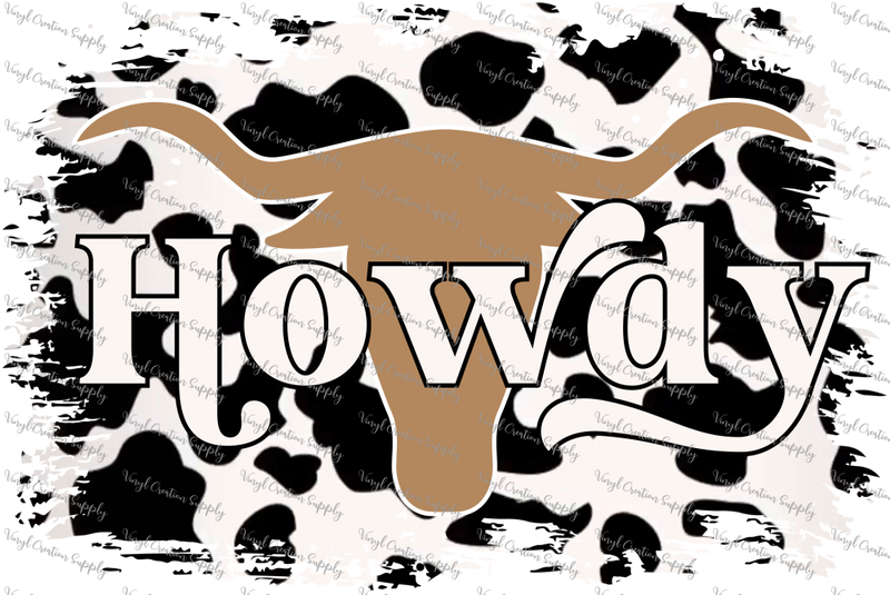 Howdy Cow Print – Vinyl Creation Supply