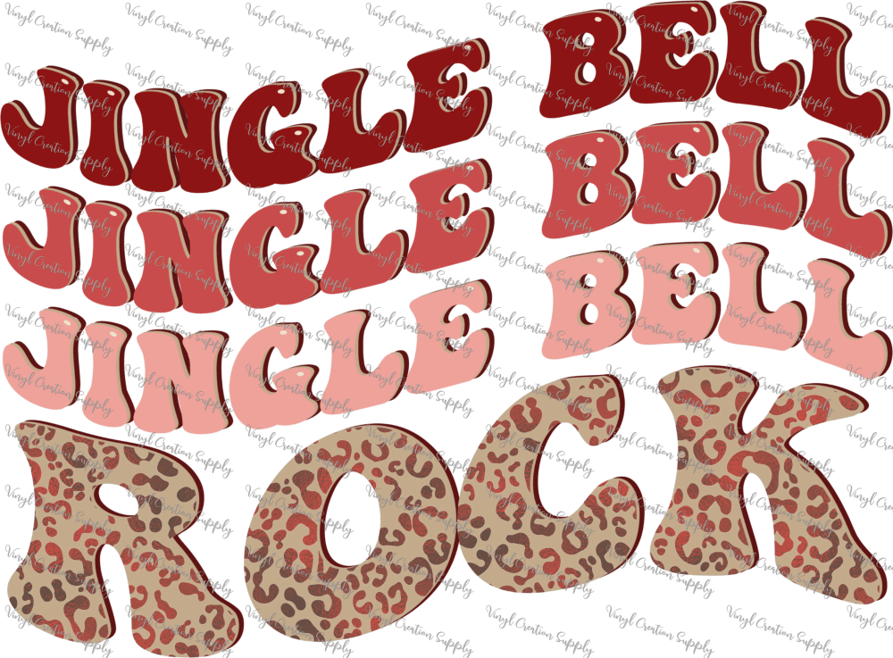 Jingle Bell Rock Vinyl Creation Supply