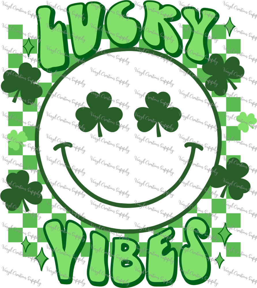 Lucky Vibes Green – Vinyl Creation Supply