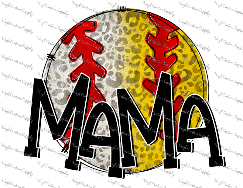 Mama Baseball Softball
