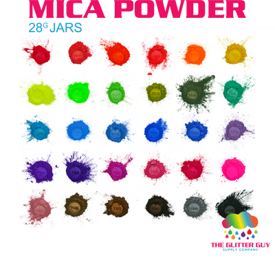 THE GLITTER GUY METALLIC SERIES MICA POWDER - BLACK - Direct Vinyl