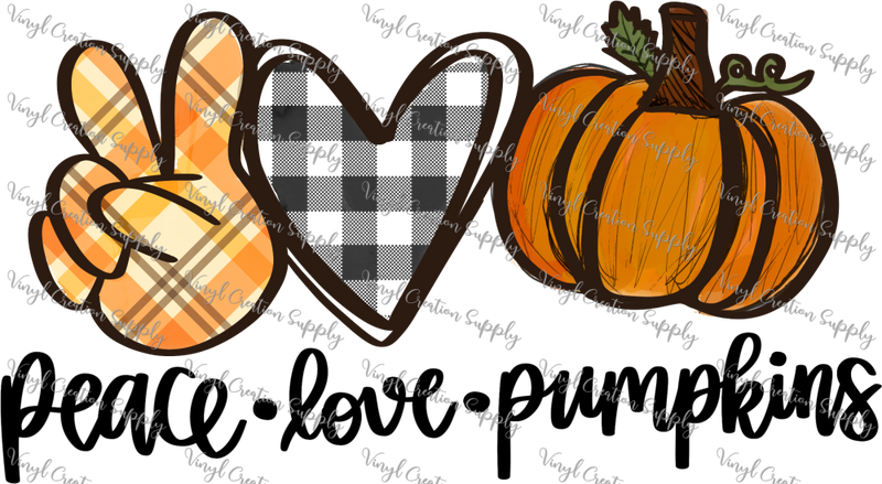Peace Love Pumpkins