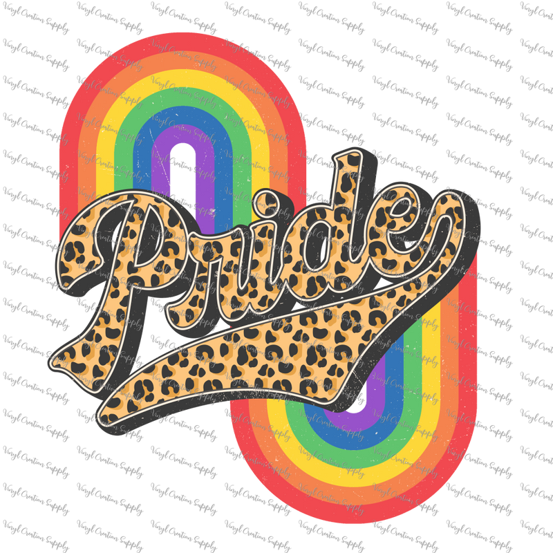 Pride Double Rainbow Retro