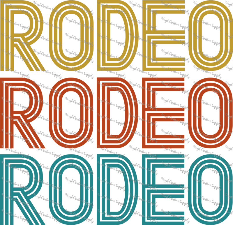 Retro Rodeo – Vinyl Creation Supply