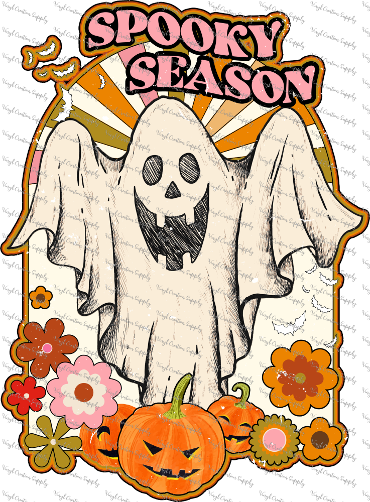 Spooky Season Retro Ghost