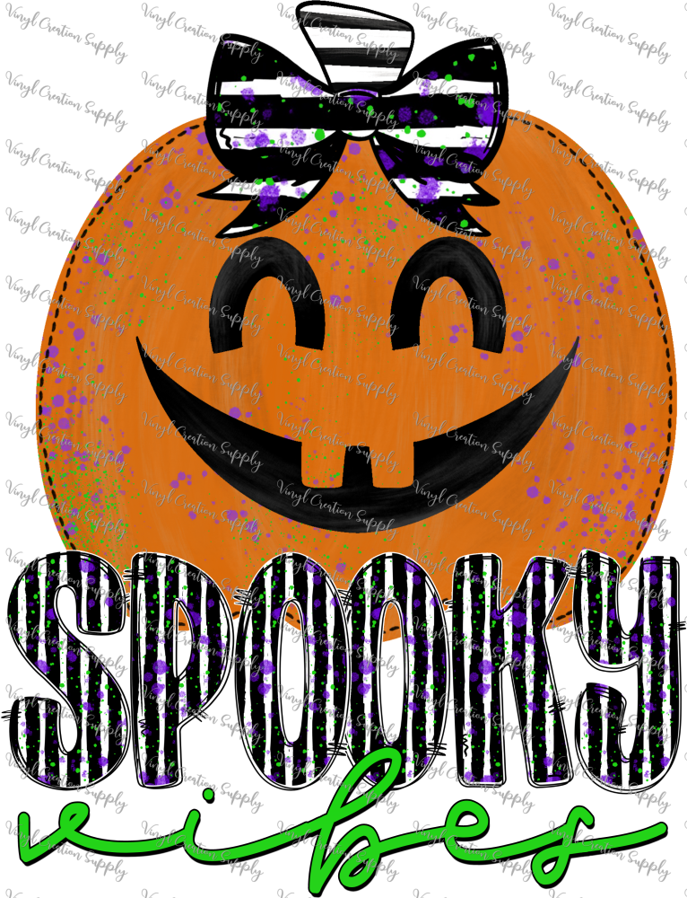 Spooky Vibes Pumpkin