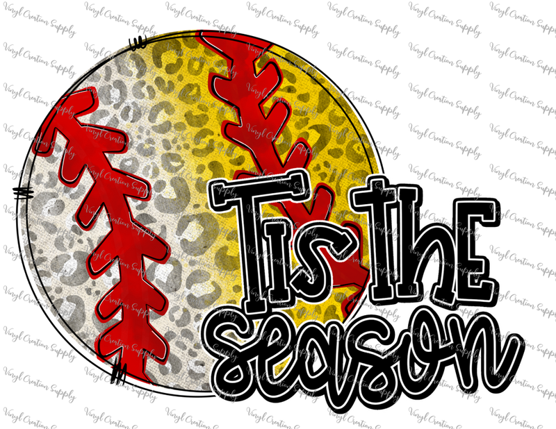 Tis The Season Baseball Softball