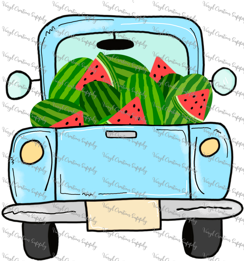 Watermelon Truck Blue