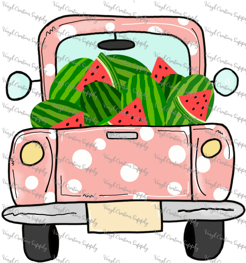 Watermelon Truck Pink