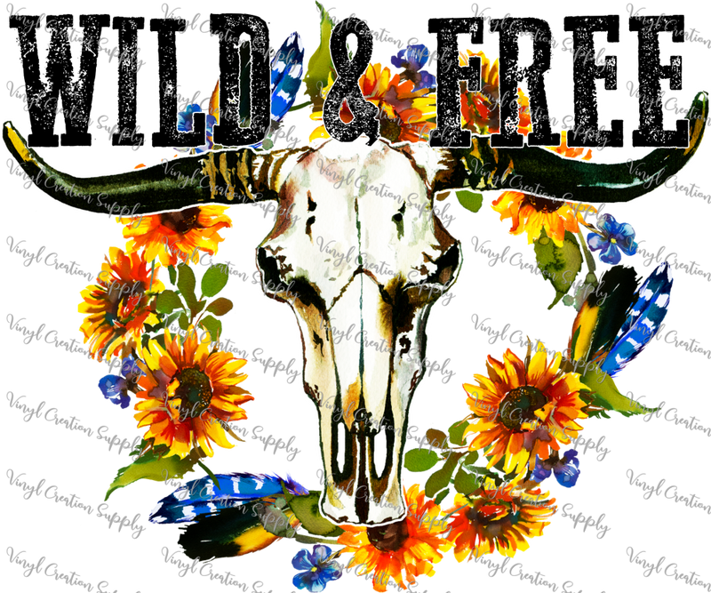 Wild & Free Skull