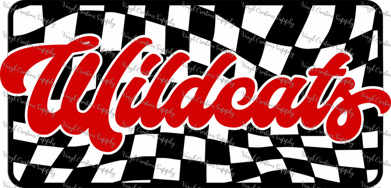 Wildcats Checkered Flag